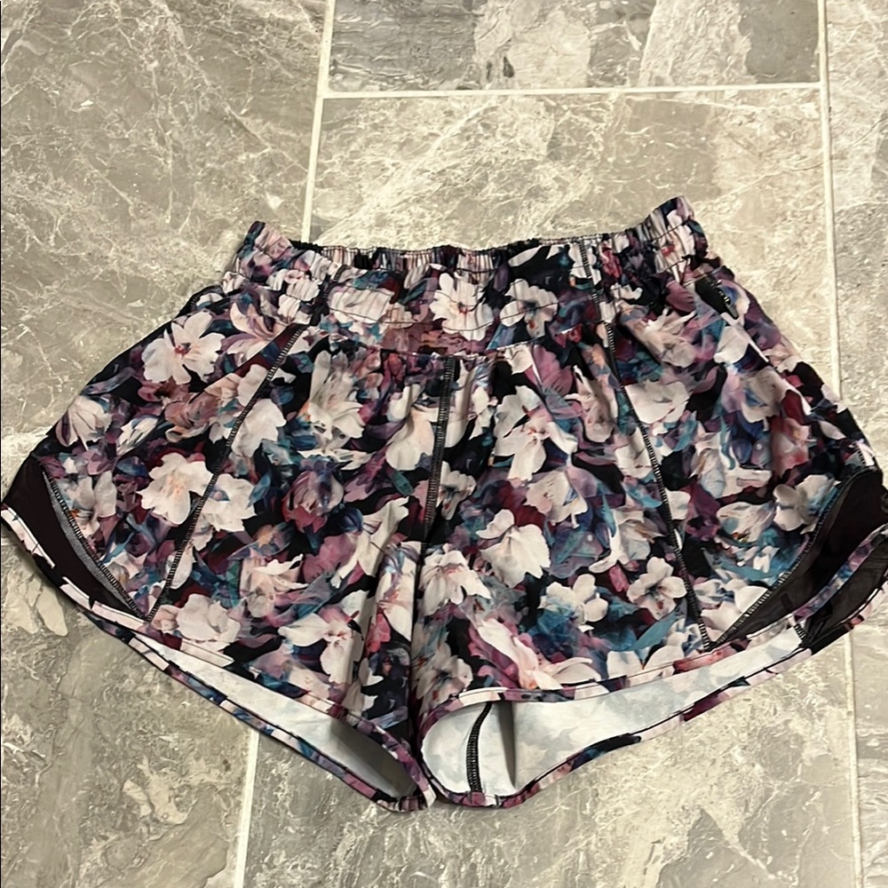 Lululemon Floral Women's Athletic Shorts